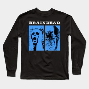 horror style brain dead Long Sleeve T-Shirt